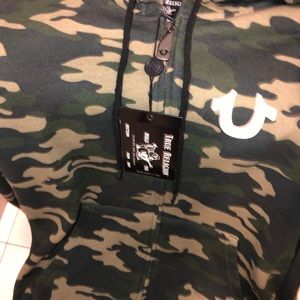 True Religion camo sweater